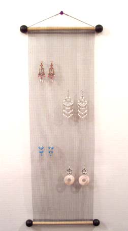 mesh earring tree